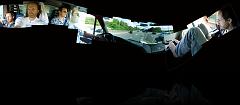 Het team op weg nr Duitsland